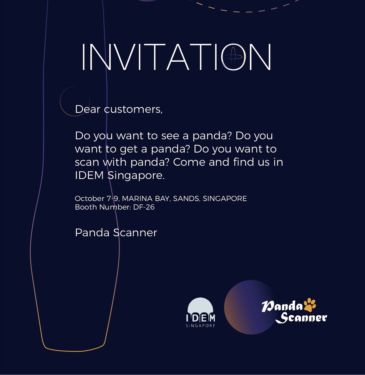 Tha Scanner Panda mu dheidhinn pàirt a ghabhail ann an idem 2022, Singapore