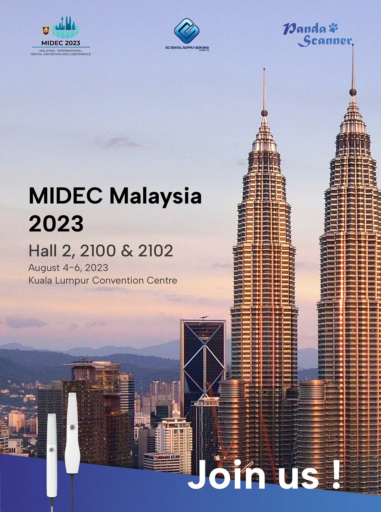 Panda Scanner convida você para participar do MIDEC Malaysia 2023
