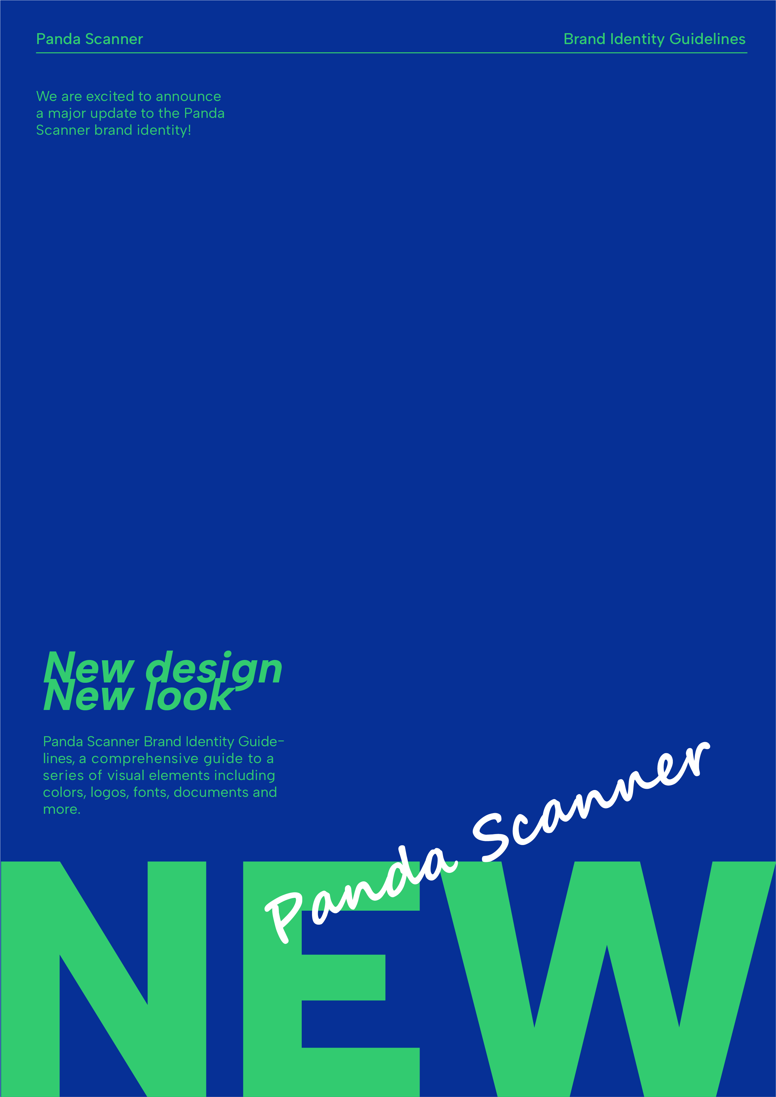 Panda Scanner Brand Identity Guidelines Updated