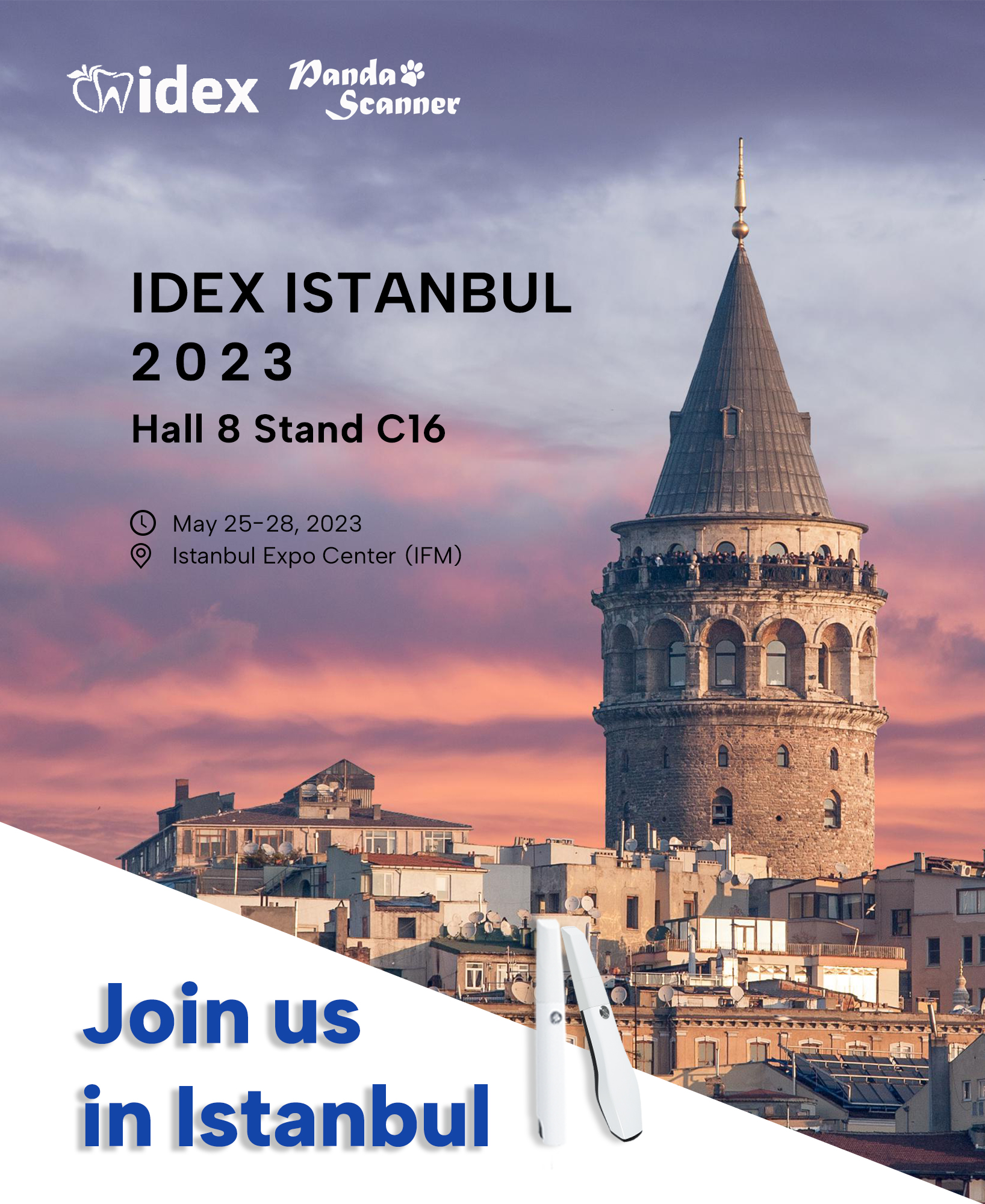 Panda Scanner ขอเชิญคุณเข้าร่วม IDEX Istanbul 2023