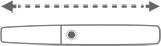 Taille globale221x27x25mm